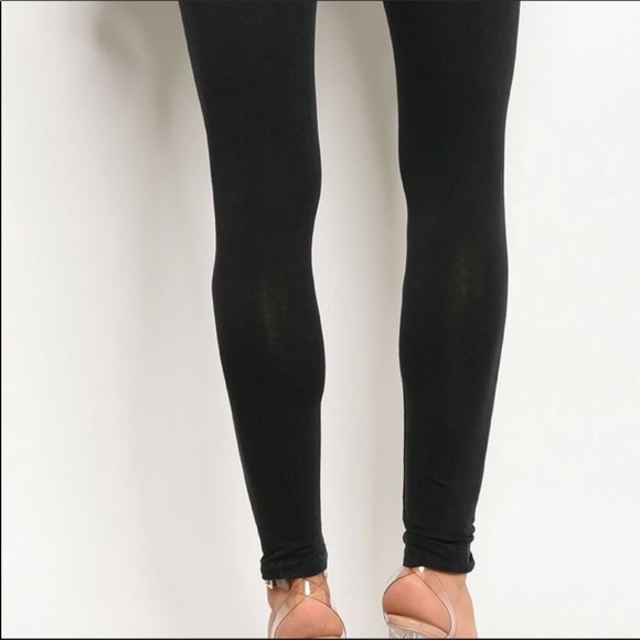 🌟 BUNDLE ONLY Vintage Wash Black Leggings - Picture 7 of 10